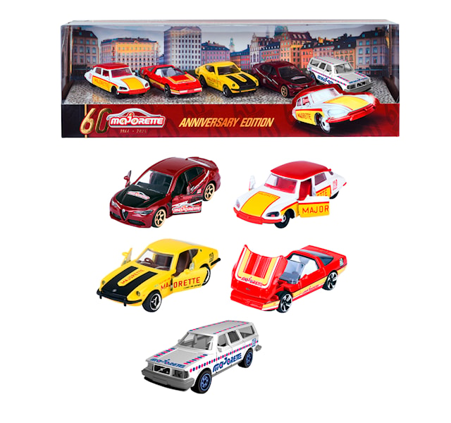 Anniversary Edition Premium Bilar 5-Pack Presentförpackning Majorette