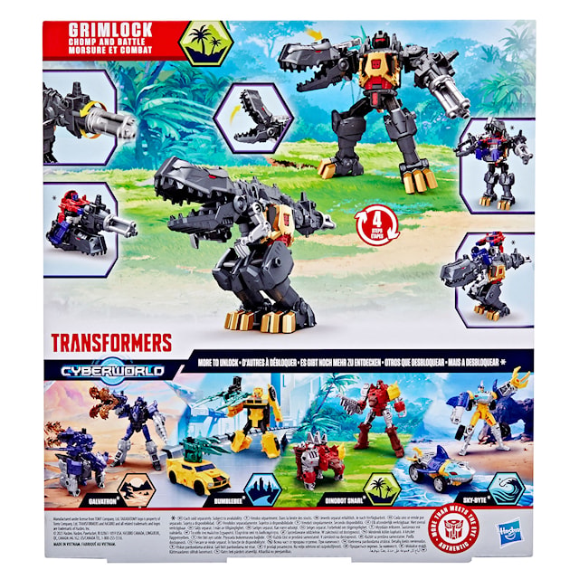 Produktbild 5 för Cyberworld Chomp & Battle Grimlock Transformers