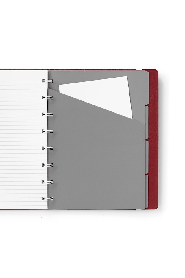 Tuotekuva 2 - Muistikirja A5 Viivoitettu Viininpunainen Filofax