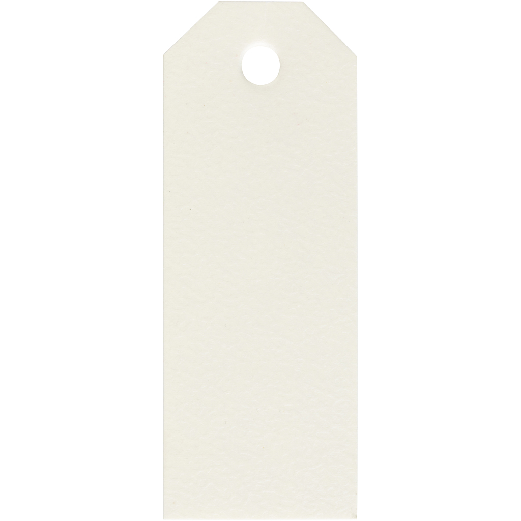 Etikett Manillamärken Råvit 3x8 cm 20-pack