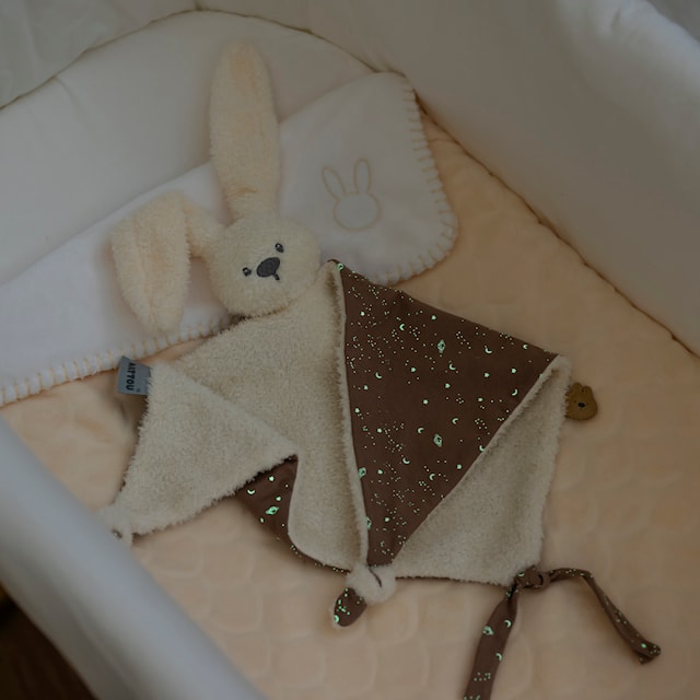 Produktbilde 2 for Lapidou Teddy Snuttefilt Stor Benhvit Nattou