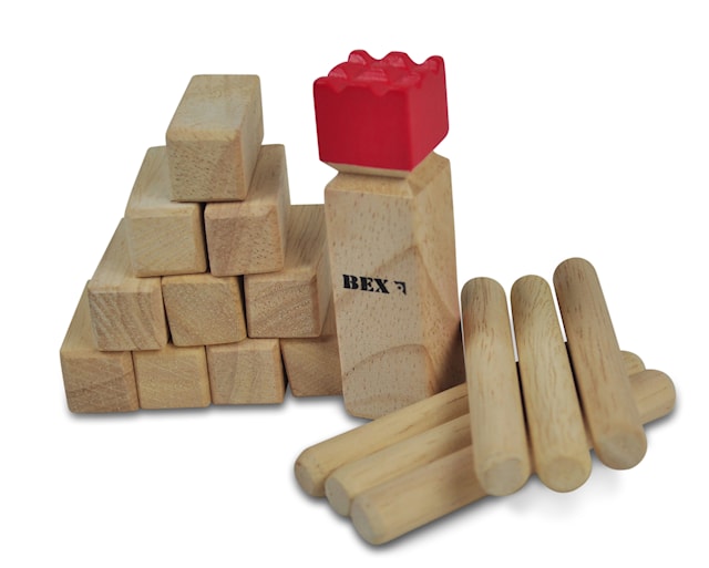 Produktbild 2 för Mini Kubb Original Red King BEX