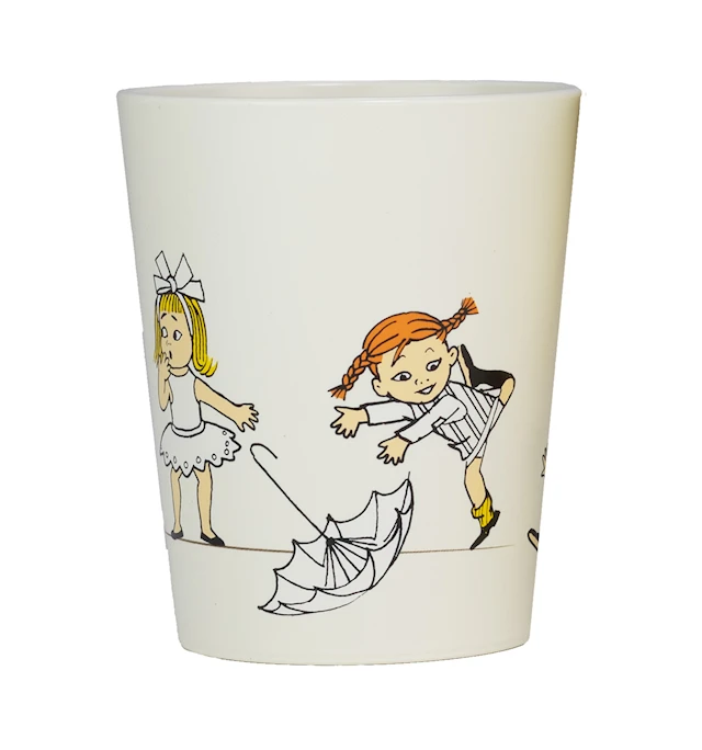 Pippi Cirkus Tumblermugg Beige Rätt Start