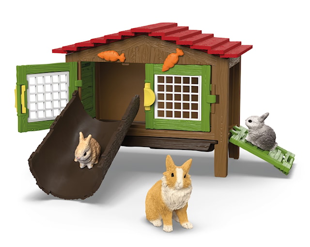 Tuotekuva 2 - Schleich kanihäkki kolmella kanilla