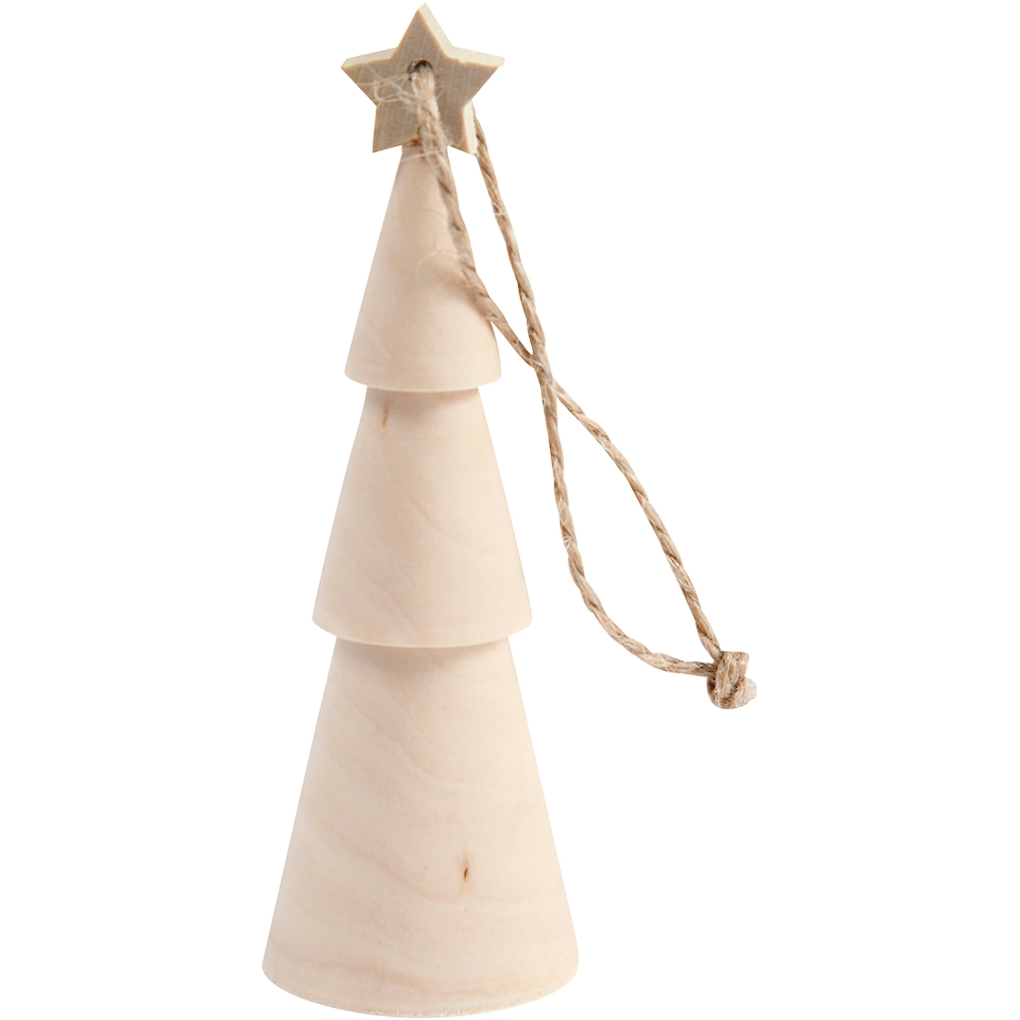 Produktbilde for Juletre, H: 9 cm, 1 stk.