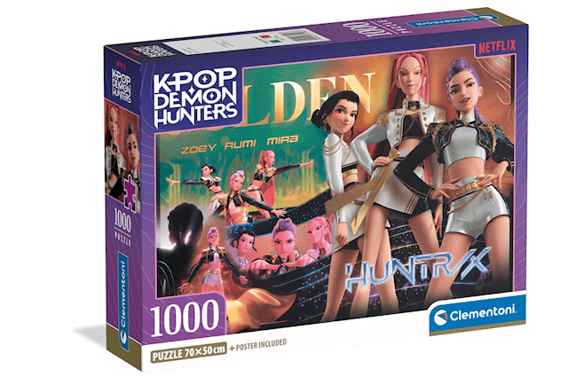 K-POP Demon Hunters Huntrix Pussel 1000 Bitar Clementoni