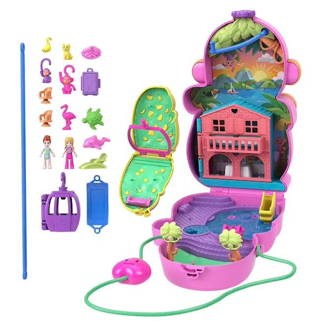 Wearable Monkey Compact Polly Pocket
