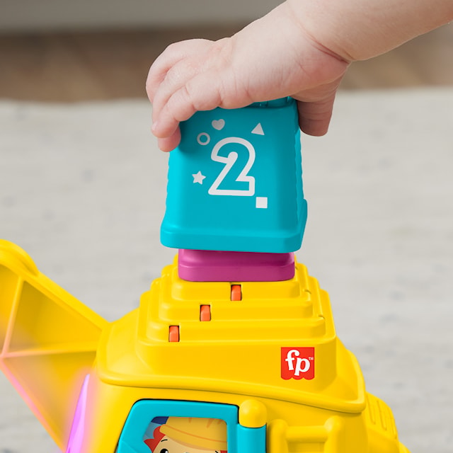 Produktbilde 6 for Fisher-Price interaktiv gravemaskin med telle- og stakkkran (SE/FI/NO/DK)
