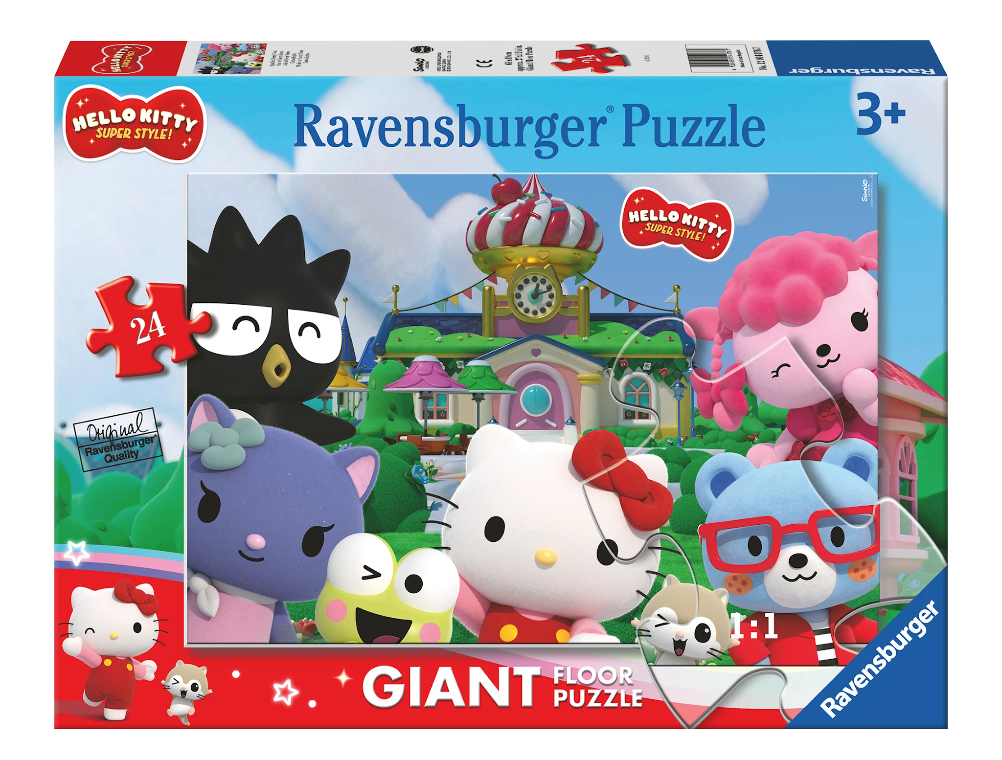 Produktbild för Hello Kitty Giant floor Puzzle 24 bitar,  Ravensburger