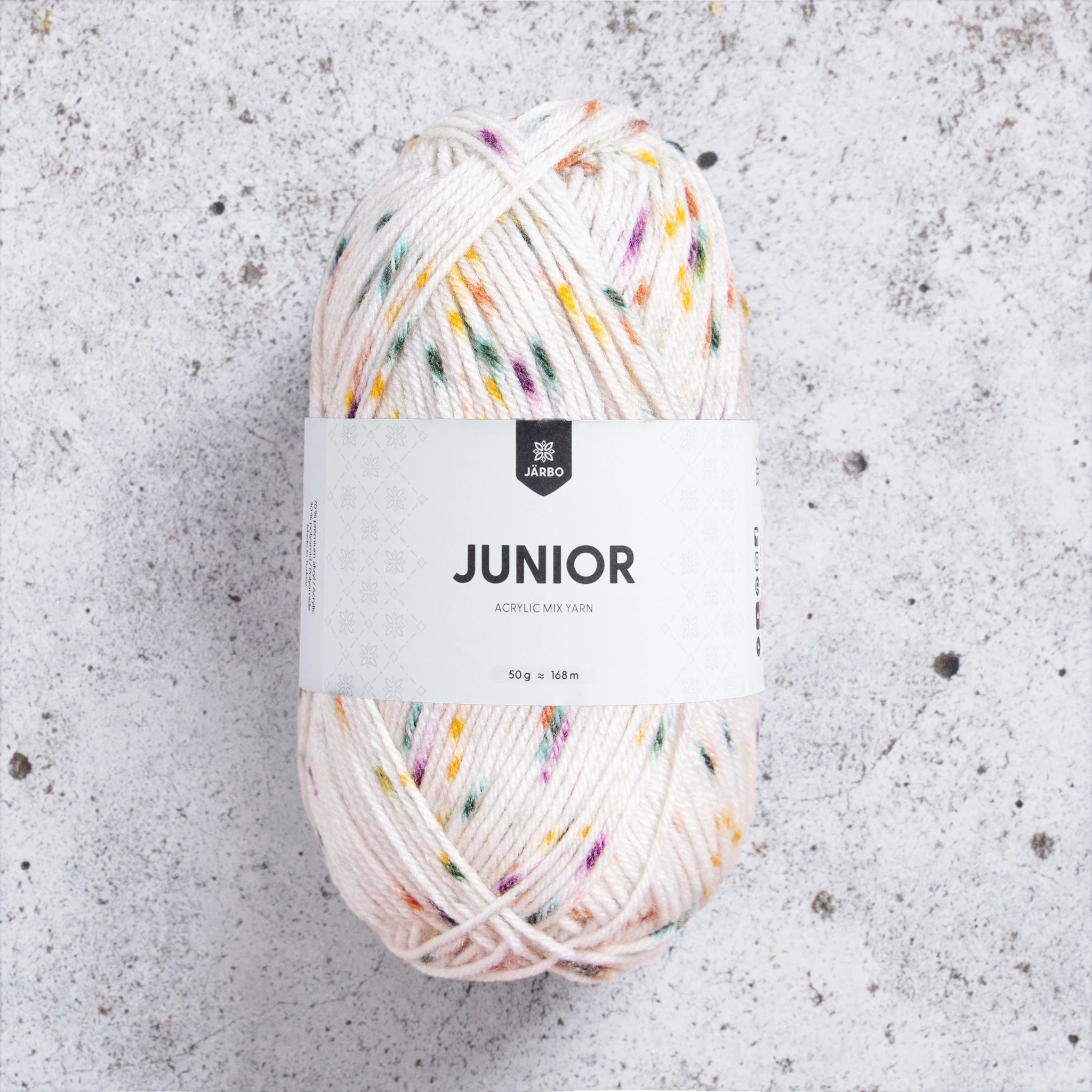 Produktbild för Junior Garn Akrylmix 50 g Järbo