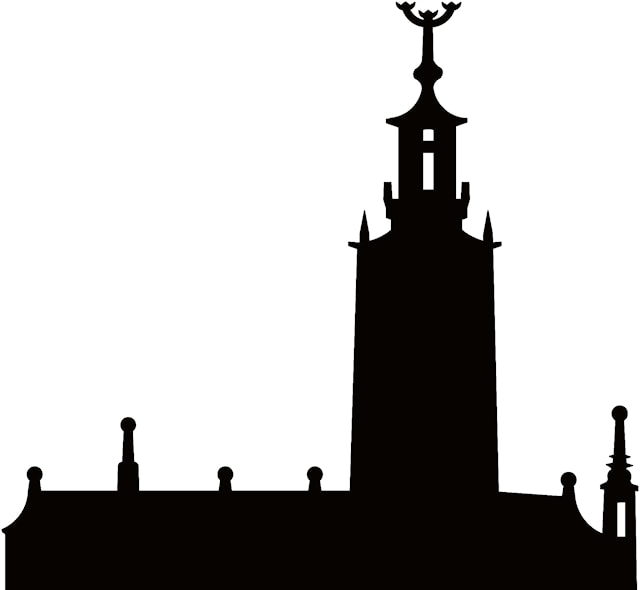 Tuotekuva 1 - Kirjatuki Tukholman kaupungintalo Novellix