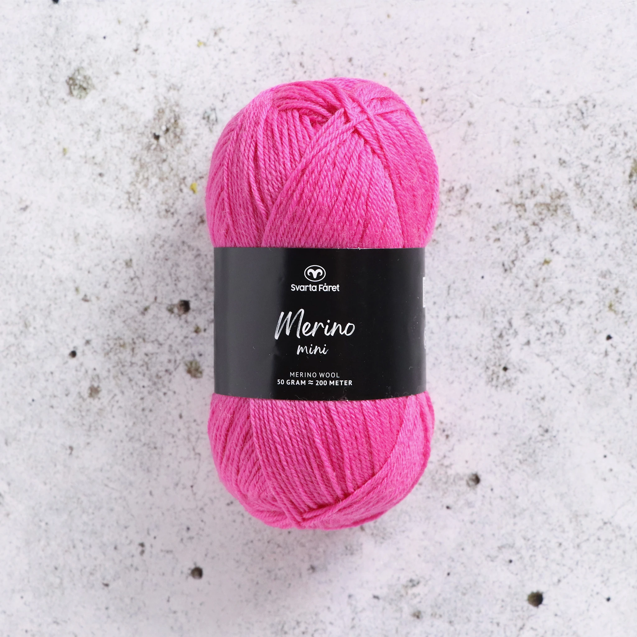 Produktbild för Merino Mini 50g Svarta Fåret