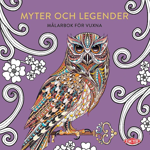 Målarbok för vuxna - Myter och Legender