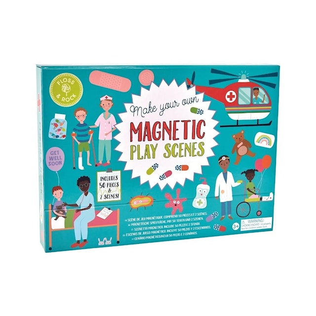 Produktbild 3 för Magnetiskt Lekset Sjukhus Floss & Rock