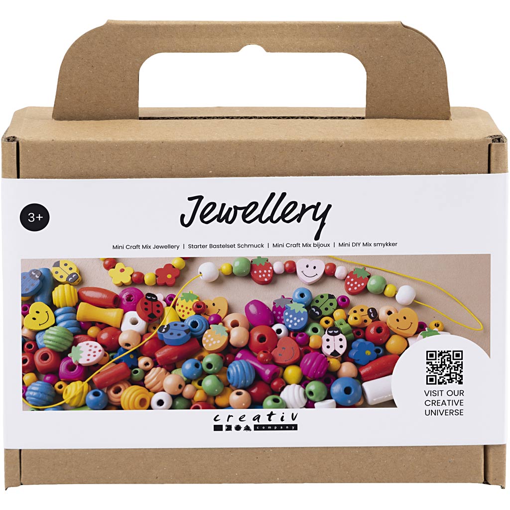 Mini DIY Mix Smycken ca 564 st glada färger 1 förp