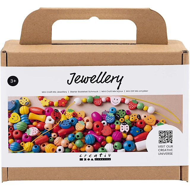 Mini DIY Mix Smycken ca 564 st glada färger 1 förp