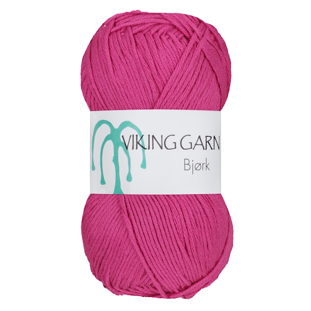Bjørk 50 g kirsikka Viking Garn