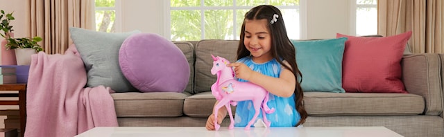 Produktbild 6 för Barbie Lights & Sounds Unicorn med Ljud och Ljus