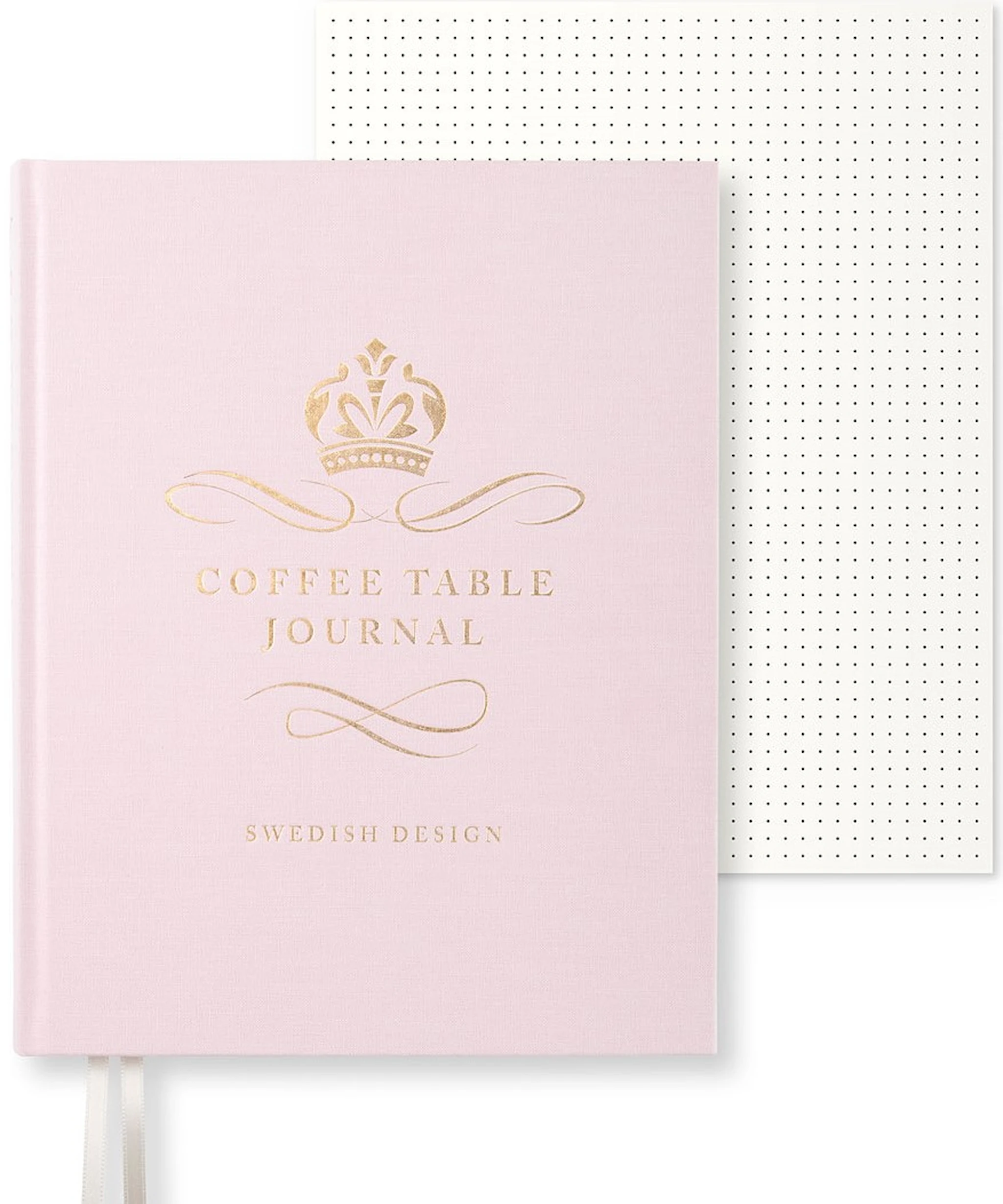 Produktbilde for Coffe Table Journal Royal 25,5 x 20 cm Dusty Rose 256 sider Paperstyle