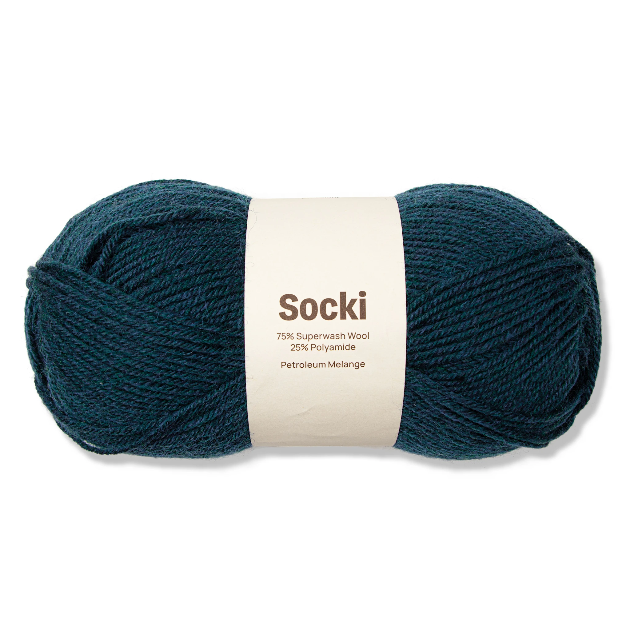 Tuotekuva ille Socki Lanka Yksivärinen Villasekoitus 100 g  Adlibris