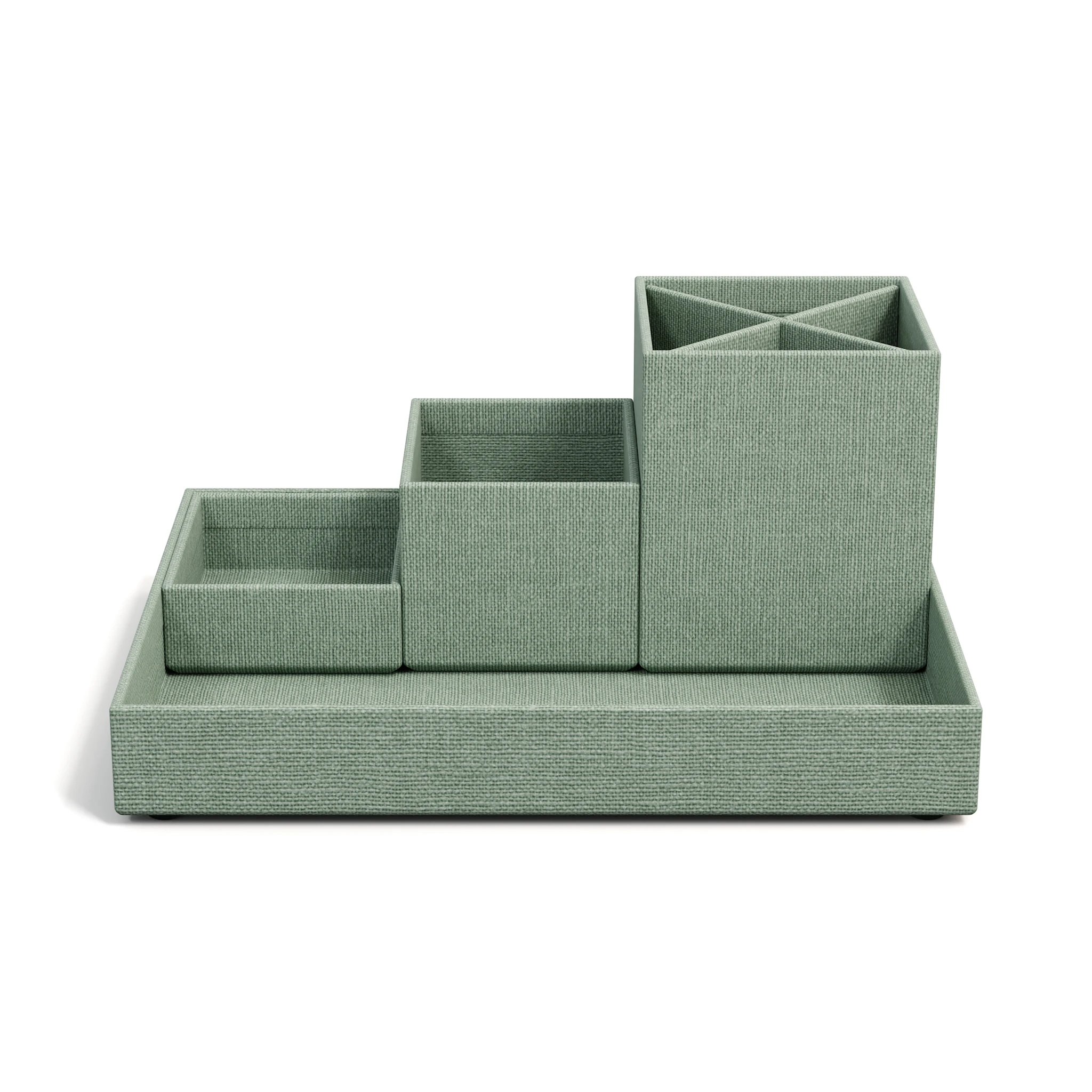Tuotekuva ille Kirjoitusalueen Säilytys 4 osaa Soft Teal Bigso Box of Sweden