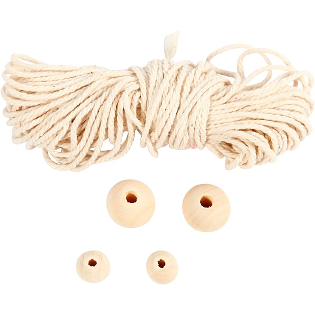 Produktbild 4 för Pyssla Snöflinga i makramé 10cm 2-pack Creativ Company