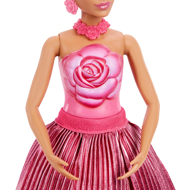 Produktbilde 4 for Flower Surprise Dukke Rød Barbie