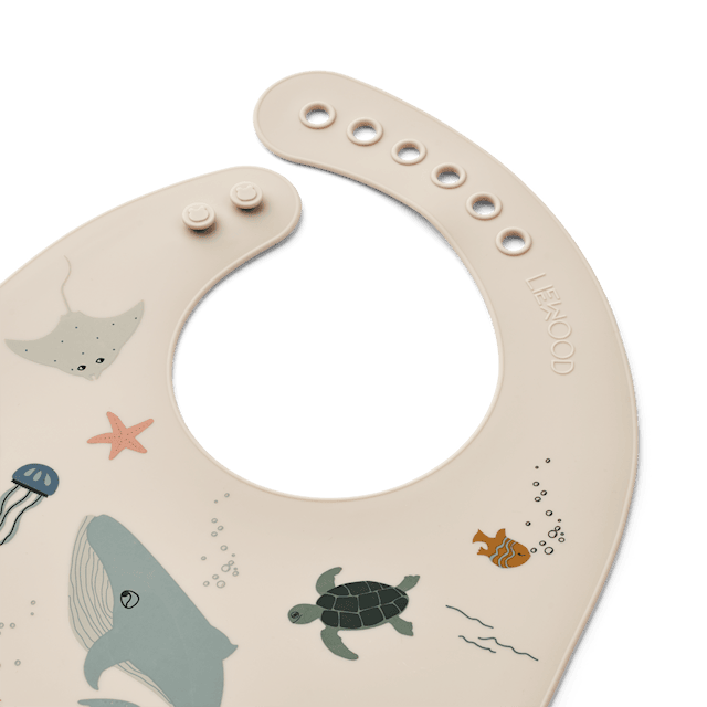 Produktbild 2 för Tilda Haklapp Sea creature/Sandy 2-Pack Liewood