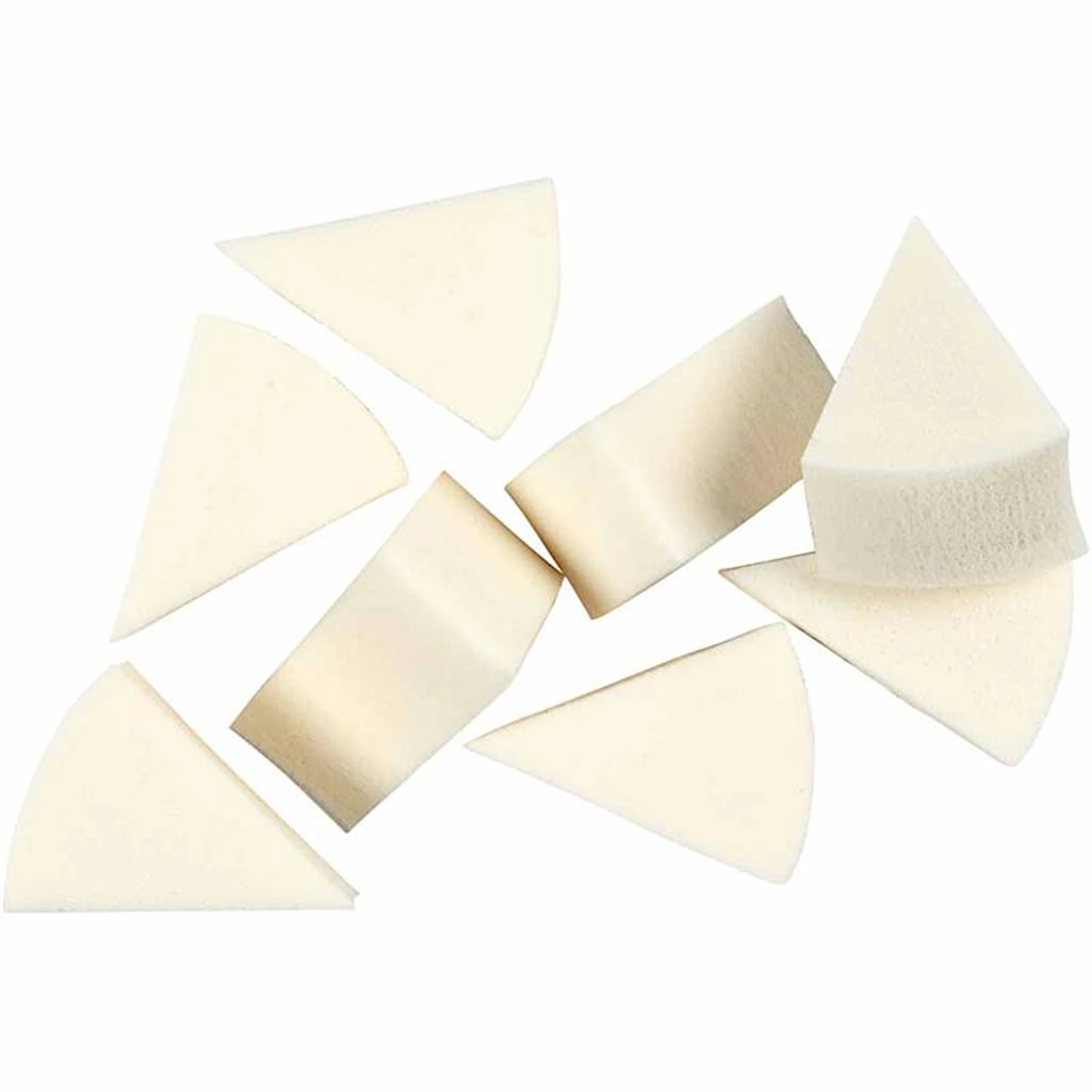 Produktbilde for Svamper, L: 40 mm, B: 25 mm, hvit, 8 stk./ 1 pk.