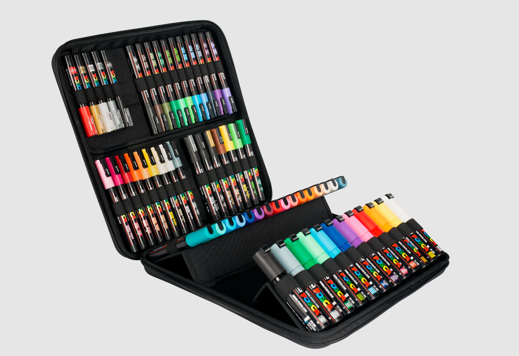Posca Giftcase 60 st Pennor I Olika Färger Och Linjebredd