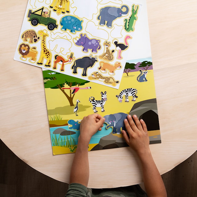 Tuotekuva 5 - Reusable Sticker Pad Habitats Melissa & Doug
