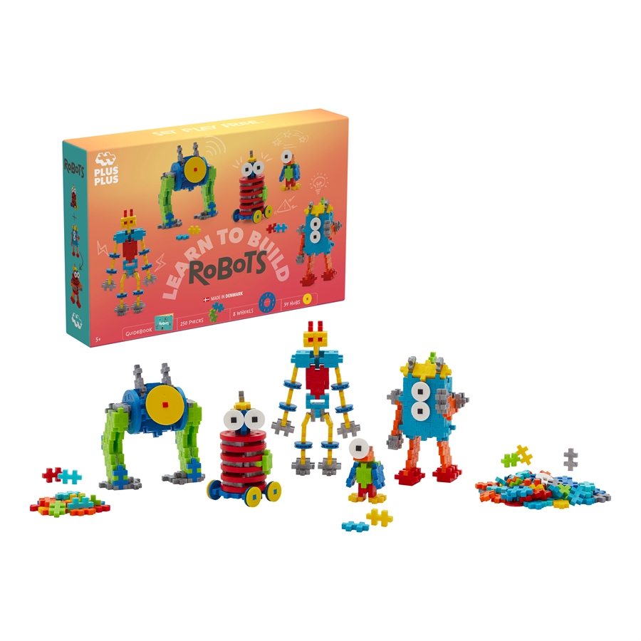 Plus-Plus Lär dig bygga robotar