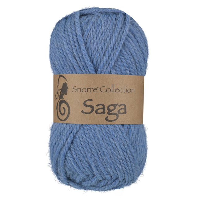 Saga Villa, alpakka-sekoitus 50 g Sininen 423, Viking Snorre