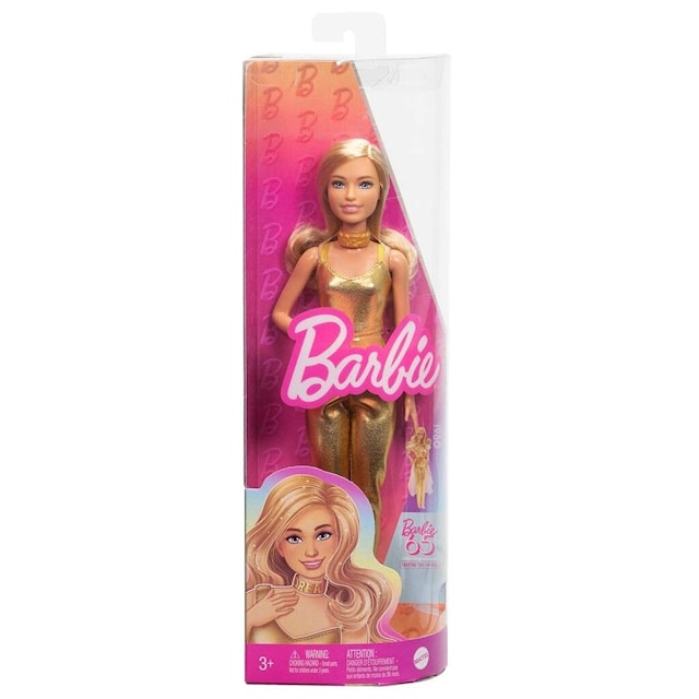 Produktbilde 4 for Barbie Fashionista motedukke Golden Dream