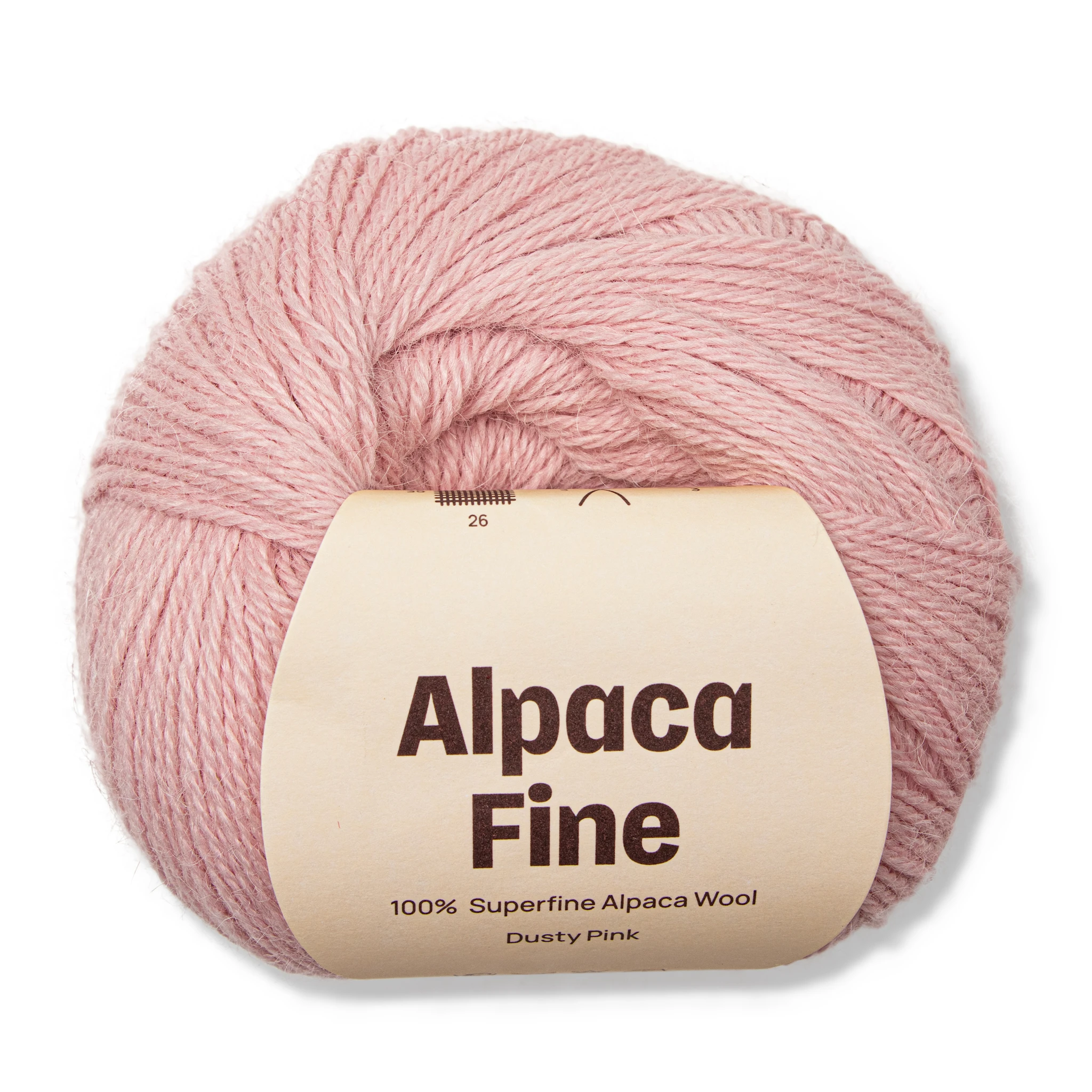 Produktbild för Alpaca Fine 50 g Dusty Pink A221 Adlibris
