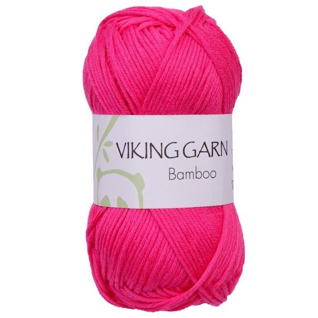 Bamboo 50 g roosa Viking Garn
