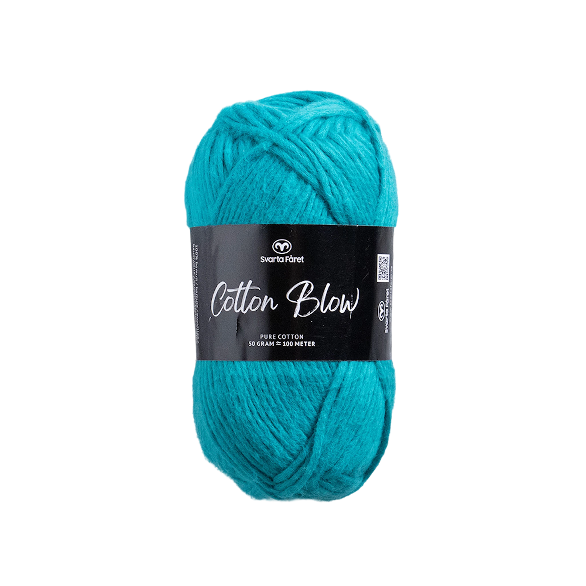 Tuotekuva ille Cotton Blow Puuvillalanka 50 g Temple Tones 017 Svarta Fåret