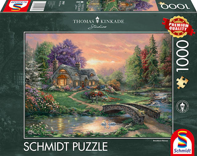 Tuotekuva 1 - Sweetheart Retreat Thomas Kinkade Palapelit 1000 palaa Schmidt