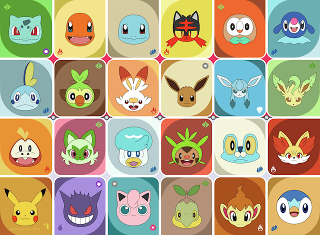 Produktbild 2 för Pokémon Multicharacter Pussel XXL 100 Bitar, Ravensburger