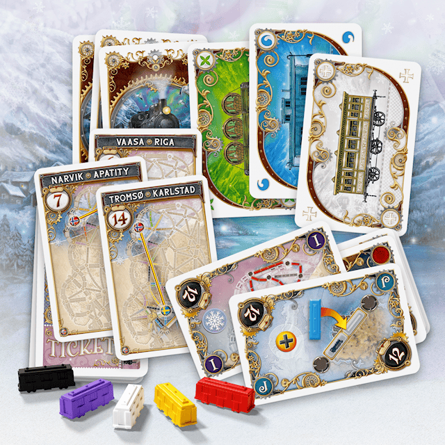 Tuotekuva 3 - Ticket To Ride Northern Lights Lautapeli (SE/FI/NO/DK)