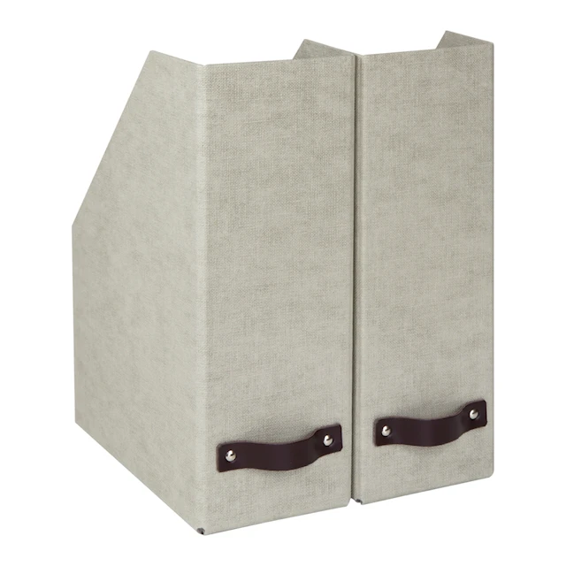 Tidsskriftssamlare William Linen 2-pack Bigso Box of Sweden