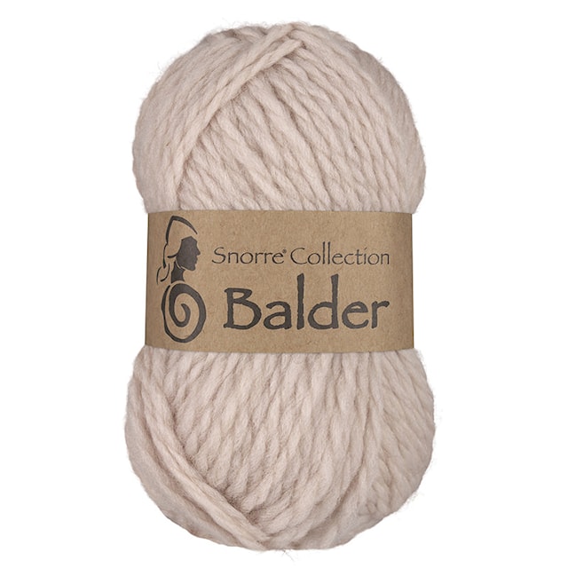 Balder yksivärinen villa 50gr Hiekka 806, Viking Snorre