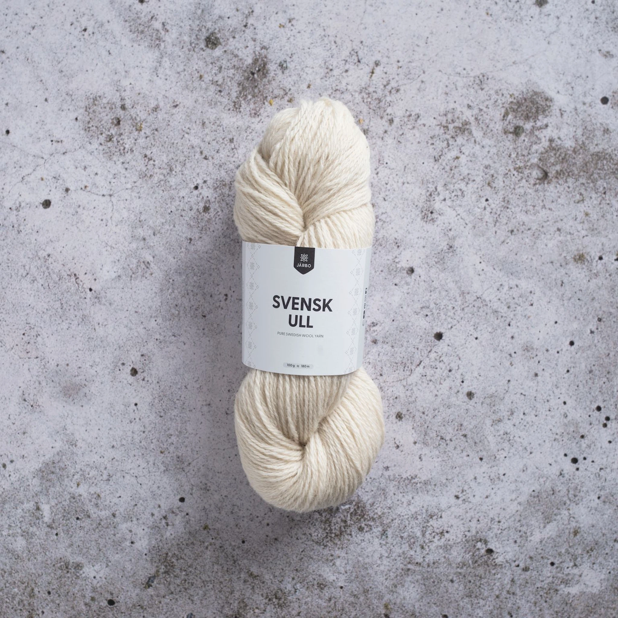 Produktbild för Svensk Ull 3 tr 100 g Arctic Fox Järbo
