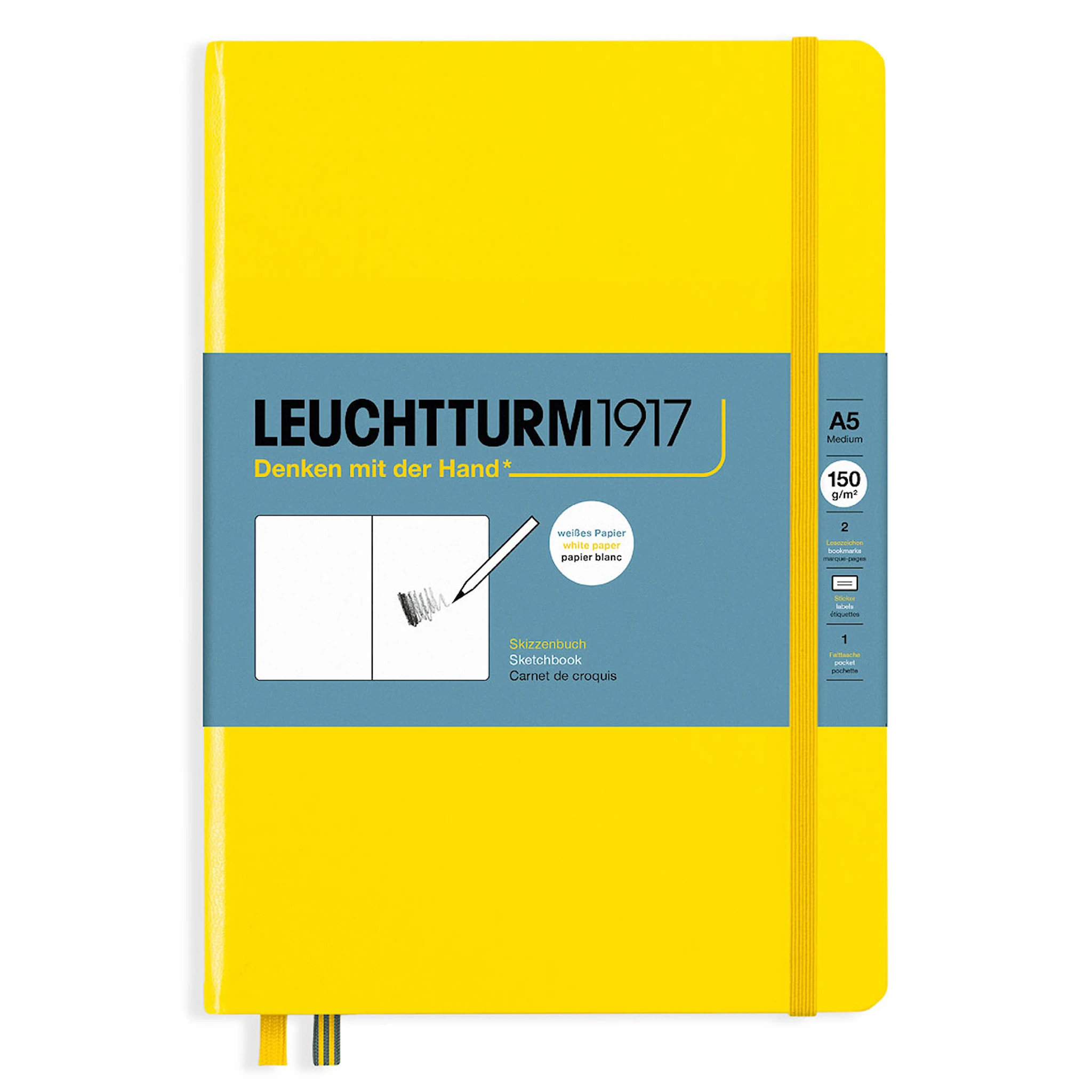 Tuotekuva ille Luonnoskirja A5 Lemon Leuchtturm 1917