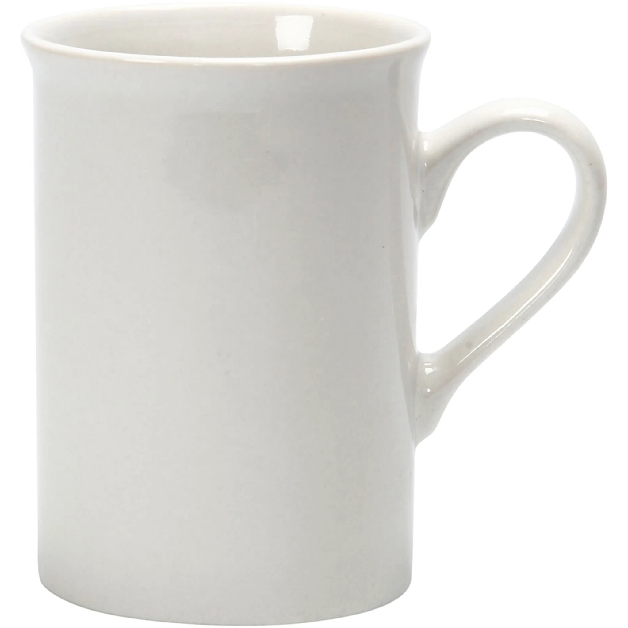 Tuotekuva ille Mukit, Kork. 10 cm, halk. 7,4 cm, 245 ml, valkoinen, 1 kpl