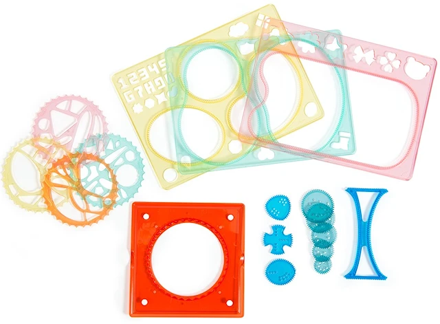 Piirustusmalli Mandala suuri setti Moulin Roty