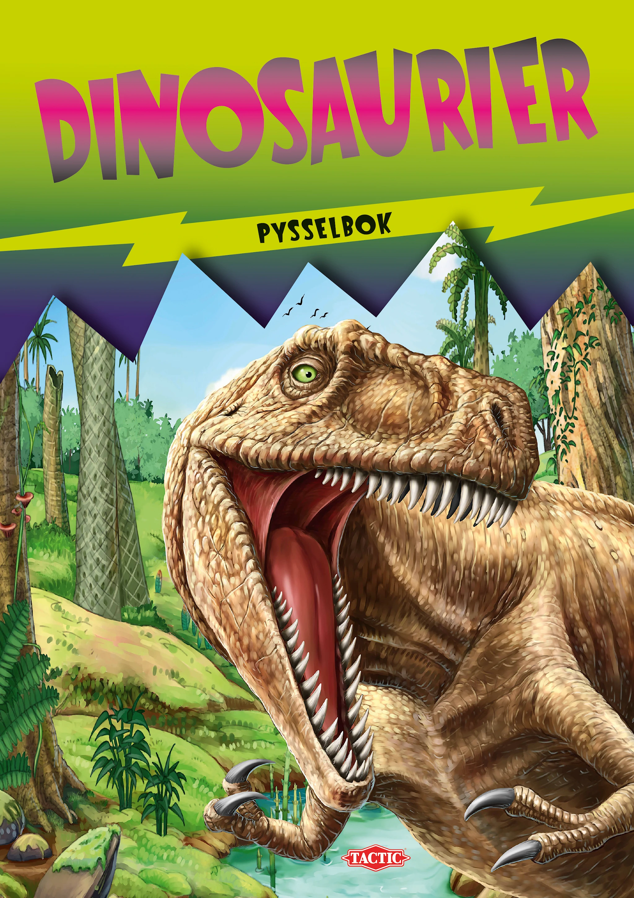 Produktbild för Pysselbok Dinosaurier Tactic