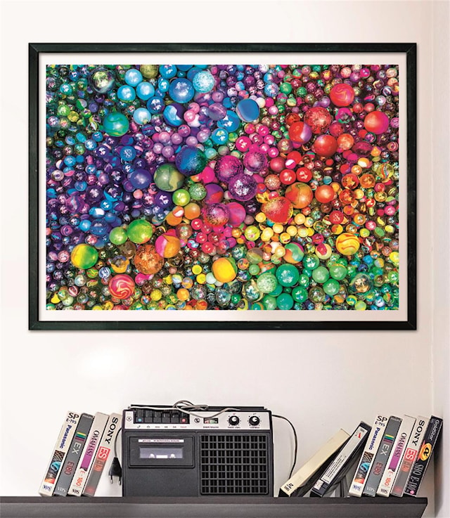 Produktbild 4 för Pussel CB High Quality Collection Colorboom Marbles 1000 bitar, Clementoni