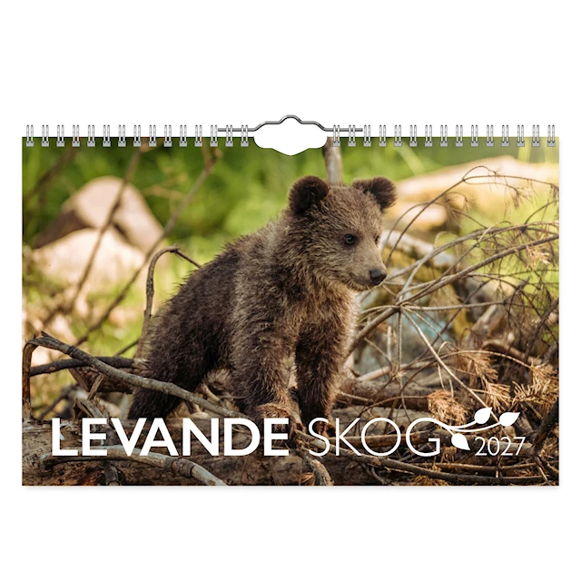 Väggkalender Levande Skog 2027 Gullers