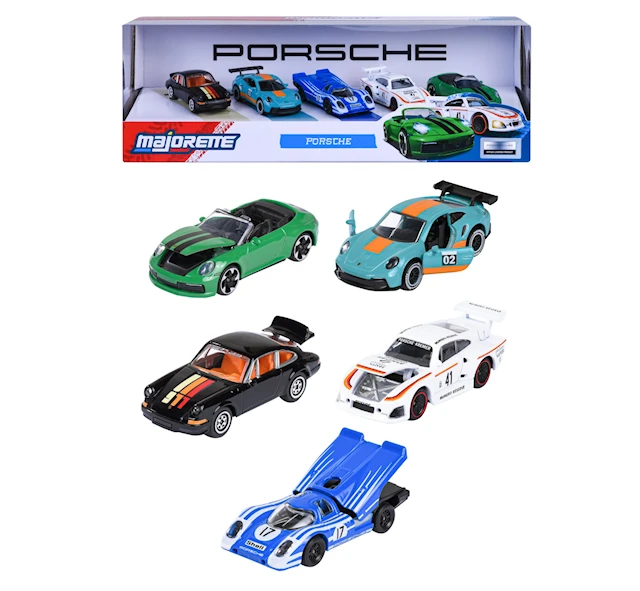 Porsche 5-pack lahjapakkaus Majorette